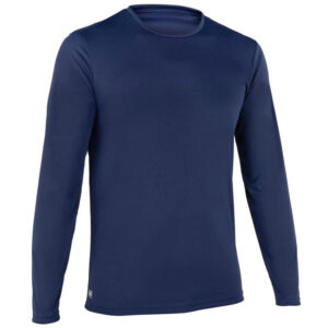 CAMISETA PROTECCIÓN SOLAR SURF HOMBRE ML OLAIAN AZUL NOCHE