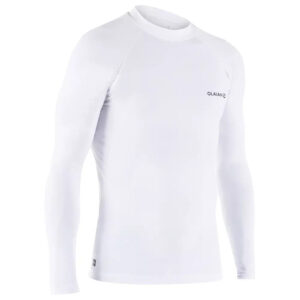 CAMISETA ANTI-UV SURF OLAIAN TOP 100 MANGA LARGA HOMBRE BLANCO