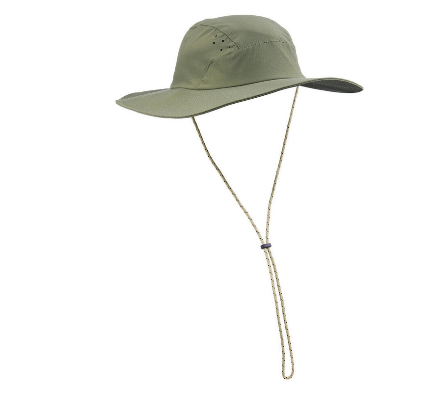 Sombrero De Trekking Y Senderismo Anti-Uv Forclaz 500 Adulto Verde Caqui