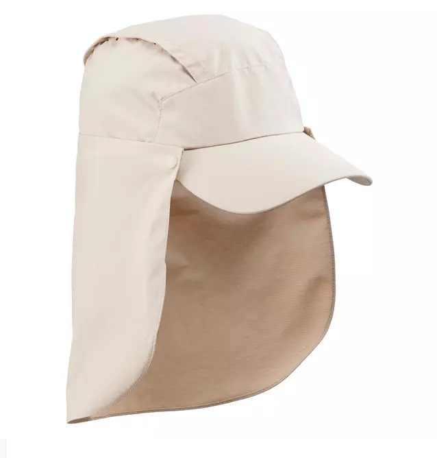 Gorra Senderismo Y Trekking Forclaz 900 Protección Solar Beige Adulto