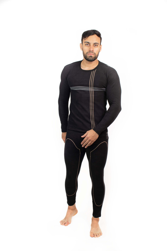Set Térmico Primera Capa Nieve Warm W590 Hombre Negro Sumaq