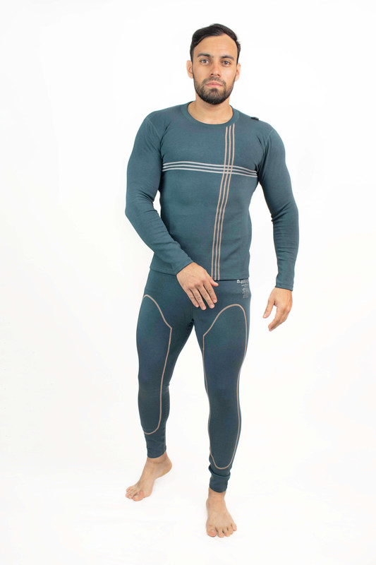 Set Térmico Primera Capa Nieve Warm W590 Hombre Verde Sumaq