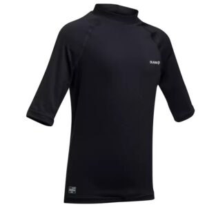 CAMISETA PROTECCIÓN SOLAR SURF NIÑOS OLAIAN NEGRO