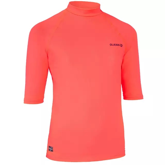 Camiseta Protección Solar Surf Niños Olaian Rosa